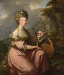 Portrait of Sarah Harrop Mrs. Bates as a Muse